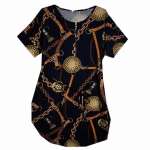 Woman's Shirt. Black Yellow