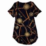 Woman's Shirt. Black Yellow