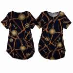 Woman's Shirt. Black Yellow