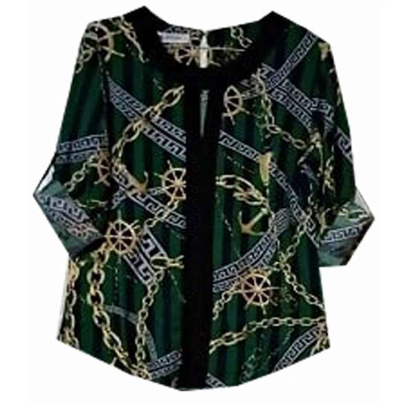 Women's shirt. Gray green